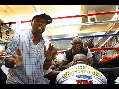 Floyd Mayweather & 50 Cent in the Gym