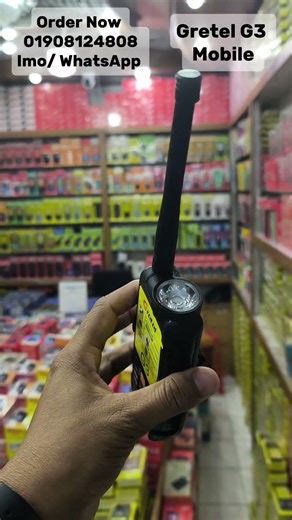 Gretel G3 Power Bank Mobile Dual Sim 9800 Mah Big Battery With Big Torch New Intact Box