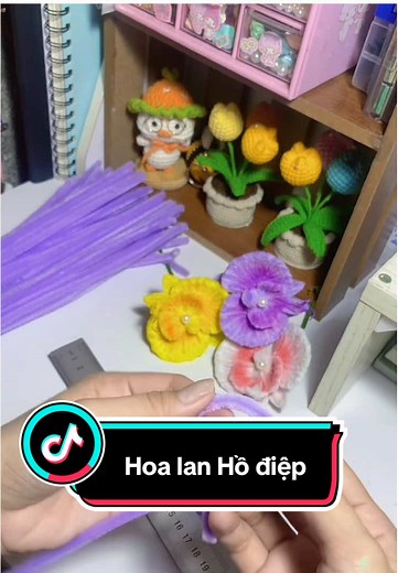 Hướng Dẫn Làm Hoa Lan Hồ Điệp Kẽm Nhung