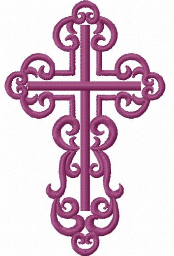 Christian Cross Machine Embroidery Design, This is Not a Real Product, These Are Digital Files - Etsy