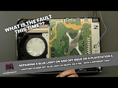 Repairing another PlayStation 5 with a Beep On Beep Off Issue - This No Power PS5 is different!