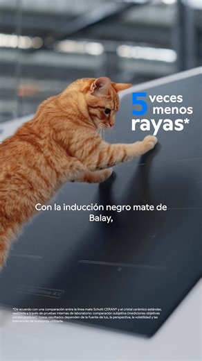 Placas de inducción negro mate Balay: Más duraderas