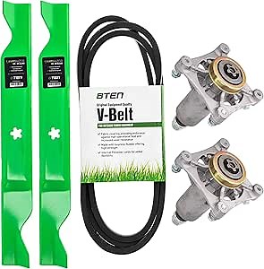 8TEN Deck Rebuild Kit for Ariens 46 inch Deck Cut 936001 Lawn Tractor Blade Spindle Belt