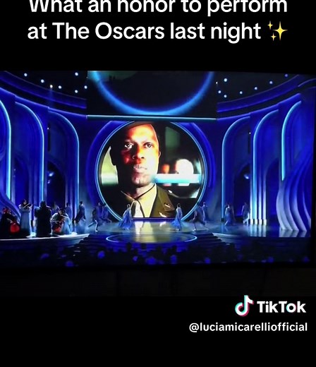What an hobor to perform at The Oscars last night - In Memoriam - with @Andrea Bocelli ❤️