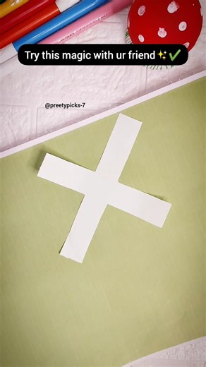 Paper Magic Trick ✨ | Easy Paper Illusion | Viral Magic Shorts