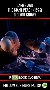 69K views · 1.3K reactions | You can totally see it. #jamesandthegiantpeach #jamesandthegiantpeachmovie #jamesandthegiantpeach1996 #henryselick #nightmarebeforechristmas #stopmotionanimation #stopmotion #roalddahl #simoncallow #richarddreyfuss #90smovies #90smovie #disneyliveaction #disney #disneymovies #disneymovie #scottneumyer #didyouknowthis #didyouknowthat #movietrivia #triviadude | Scott Neumyer | Facebook