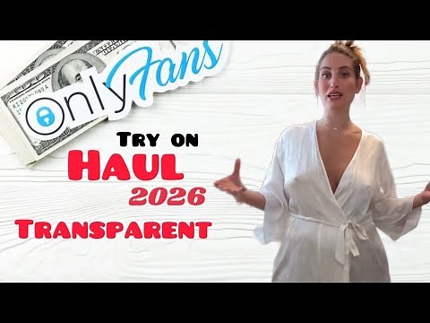 4k Try-On Haul See Everything | Transparent Dress, Lingerie & Bikini Try-On Haul With Me (2026)