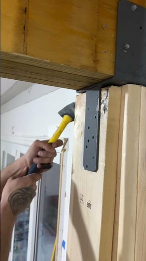 Our Engineer designed and had Simpson Strong-Tie manufacture custom post-to-beam connection brackets