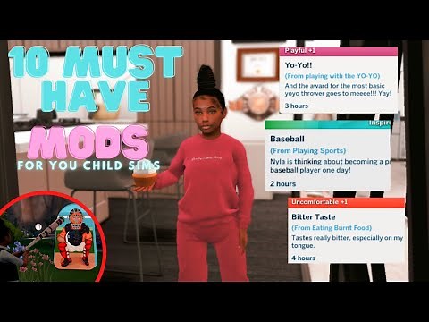 ✨10 MUST HAVE MODS✨FOR KID SIMS!! | SIMS 4 MODS | #sims4lxo #sims4mods