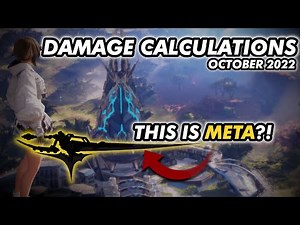 [PSO2:NGS] Damage Calculations October 2022