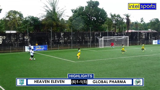 1.1K views · 47 reactions | Bettomax Champions Cup Highlights Heaven Eleven FC vs Global Pharma Football Club | Intel Sports | Facebook