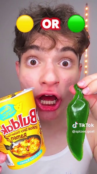 Extreme Spicy Pick a color Challenge 🥵 #fyp #viral #spicy #challenge