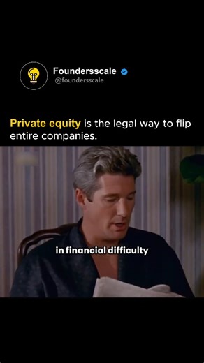 𝗕𝘂𝘀𝗶𝗻𝗲𝘀𝘀 | 𝗙𝗶𝗻𝗮𝗻𝗰𝗲 on Instagram: "Private Equity might sound complex, but at its core, it’s about buying companies, improving or restructuring them, and then selling them for profit. In this classic scene from Pretty Woman (1990), Edward breaks it down in the simplest way possible, showing how finance can be explained without jargon. Private equity firms typically target undervalued businesses, streamline operations, or break them into parts that are worth more than the whole. The