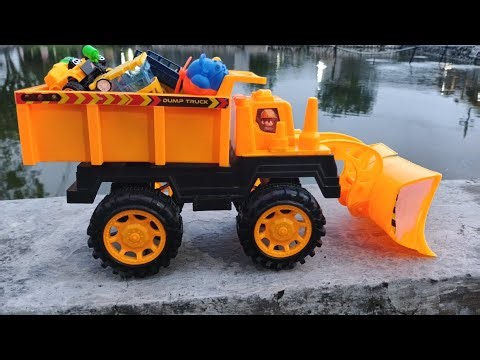 Toy Heavy Equipment Workflow | Excavator Digging & Loader Loading #toyconstruction #toysimulation 