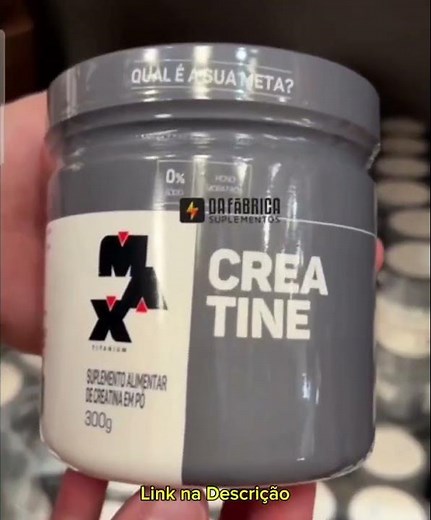 Pure Creatine Monohydrate Max Titanium 300g - Increased Strength, Energy and Performance