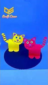 Como hacer lindos gatitos de papel #manualidades #diy #crafts