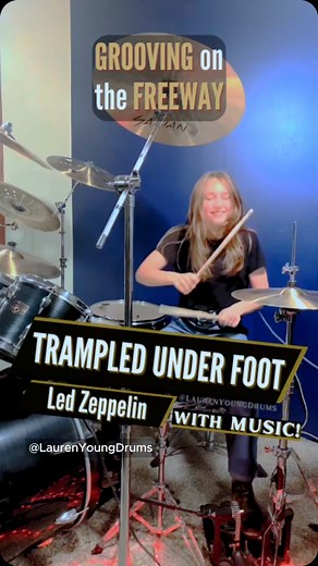 Lauren Young on Instagram: "Teen Drummer Covers Led Zeppelin: “Trampled Under Foot”, by the English rock band Led Zeppelin (@LedZeppelin), was on their album ‘Physical Graffiti’ (1975) and became live staples at their concerts. The song reached No. 38 on the US Billboard (@Billboard) Hot 100 chart. ‘Physical Graffiti’ spanned several years of recording and covered a range of musical styles. John Bonham received lead songwriting credit on several tracks. The album is certified 16x Multi-Platinum 