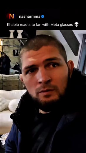 Kareem Elnashar on Instagram: "Khabib reacts to Meta Glasses 🕶️ @khabib_nurmagomedov (🎥Via Jawad.ab0/TT)"
