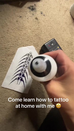 I need people to let me tattoo them #atxtattoo #beginner #cybersigilismtattoo