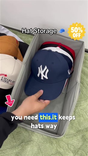 Organize Your Hats with This Efficient Storage Box