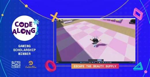 Meet Line, our #CODEAlong Gaming Scholarship winner 🤩! Check out her imaginative game creation, “Escape the Beauty Supply” that earned her $2500! A 15-year-old coder, academia lover, and crafter, Line began coding in 8th grade after seeing Shuri in her favorite movie, Black Panther: Wakanda Forever. Ever since, she’s been on her way to becoming a superhero through tech! Congrats, Line! #TechSuperhero 🦸🏾‍♀️ Wanna compete for coding prizes in our #BuildABeatChallenge? You’ll learn to create you