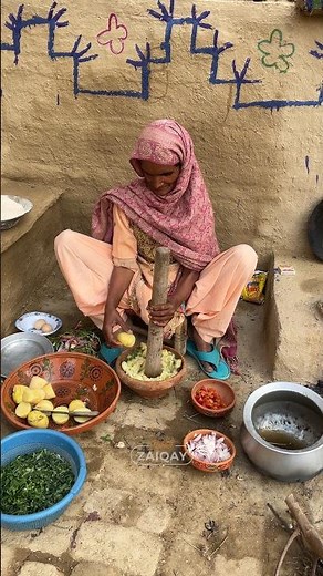 Old Ama Ji Making Aloo Paratha in a Traditional Village Kitchen | Desi Breakfast Recipe