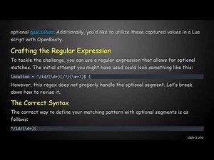 Mastering nginx and OpenResty with Regular Expressions