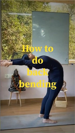 How to do back bending #yoga #yogapractice #yogalife