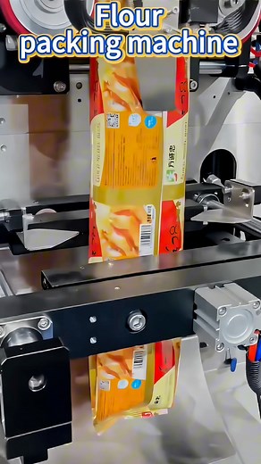 7.2K views | Flour vertical powder packing machine, pouch vffs powder filling machine. #fillingmachine #factory #flour #powderpackingmachine | Haiyin Chen | Facebook