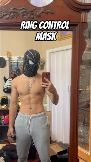 Chin Control Mask VS Ring Control Mask 🕷 #spiderman #marvel #spidermantoy #webshooter #spiderverse