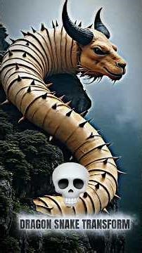 Dragon Snake Transformation 👹#tiktok #usashorts #foryou #ytshorts #usa #shortvideo