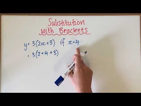 Algebra - Substitution with Brackets