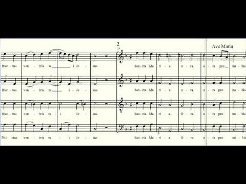 ARCADELT AVE MARIA PART ALTO