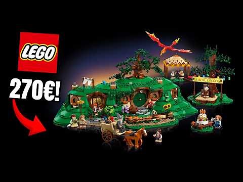 Huge Shire: LEGO Lord of the Rings 'Hobbiton' 2025 Image! | Set 10354