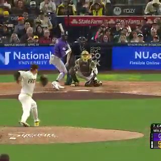 メイソン・ミラーが本日も三者連続三振...🤯今季6.1イニングを投げ、驚異の16奪三振奪三振率22.74！【シーズン成績】防御率0.00 WHIP0.32 6.1回 16奪三振 奪三振率22.74🎥@MLB #パドレス