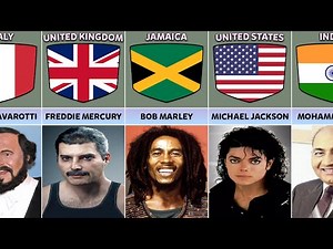 List Male Legendary Singers Who Have Died From Different Countries