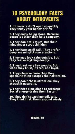 10 Psychology Facts About Introverts And Their Mind