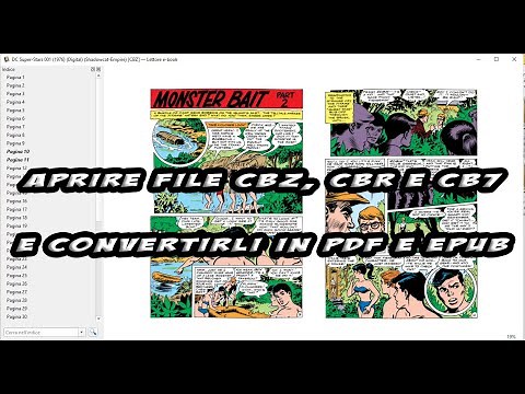 Come aprire i file CBR, CBZ e CB7 con Calibre e 7-ZIP e come convertirli in PDF e EPUB