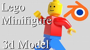 Lego Minifigure 3d Model [$]