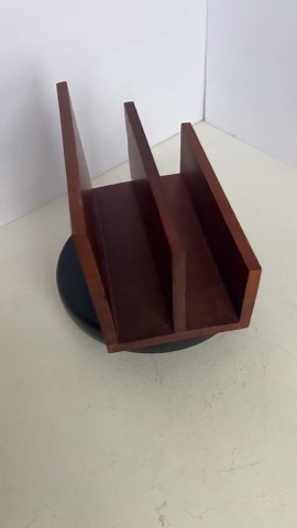 Vintage Wooden Desk Organizer: Rolodex Mail Sorter, Rustic Office Storage Caddy - Etsy