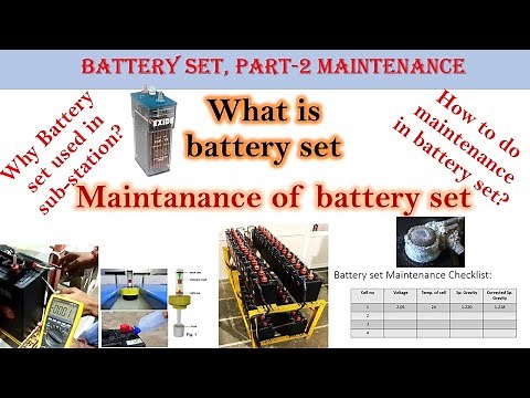 Battery Maintenance || Requirements and Procedure