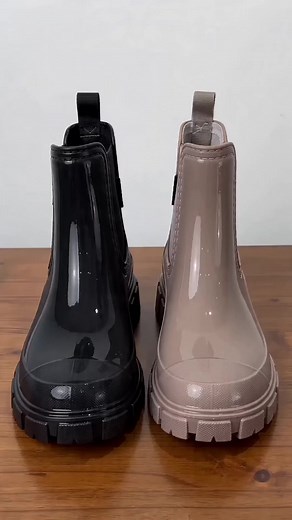 🌧️雨の日も安心！防水レディースブーツ 👢アウトドアや通学に最適！滑り止めレインシューズ #レディースレインブーツ #防水ブーツ #滑り止め #アウトドアシューズ #学生向け