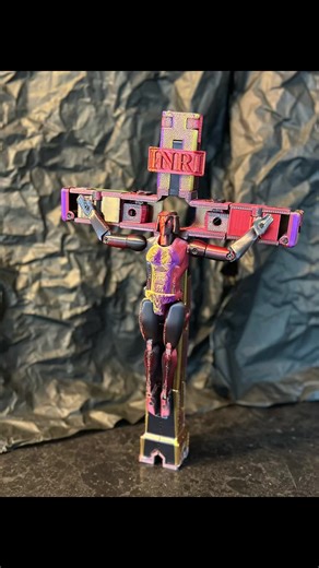 Mecha Jesus of Nazareth - 3D Printing Art with Transformers Inspired Design