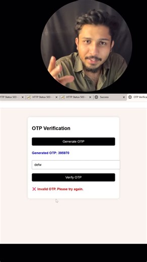 Dinesh Kaarthik | How OTP is generated🔥 OTP Generation in python Telugu Python OTP tutorial with UI How to generate OTP OTP logic One Time Password... | Instagram