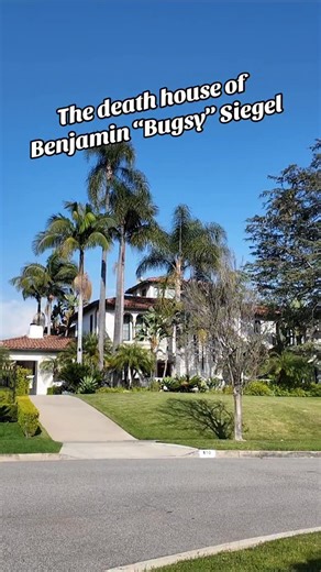 This was the site of the murder of Benjamin “Bugsy” Siegel in Beverly Hills, California. #bugsysiegel #history #beverlyhills | Freyzel Productions