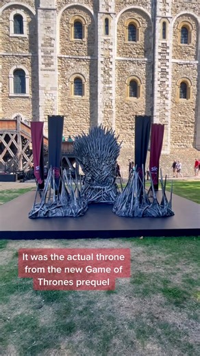 Exploring the Iron Throne at Tower of London | House of the Dragon Launch