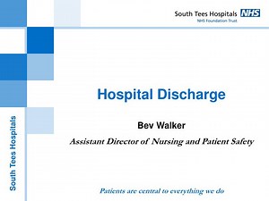 Hospital Discharge - SlideServe
