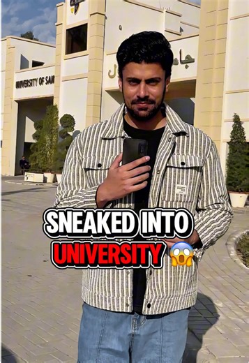 24 Hours as a Fake University Student: Social Experiment