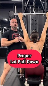 If you struggle to grow your lats and want that “bikini back” like @jadennbrownn DO THIS I see a lot of lat pull downs being executed as more of a row vs a lat focused exercise When you pull towards your body you call in the mid back, which is fine unless you’re really trying to isolate the lats… Think about pulling down in front of you while driving the elbows down towards waist instead of pulling the elbows behind you… Don’t finish the rep by rounding the upper back and crunching the abs, inst