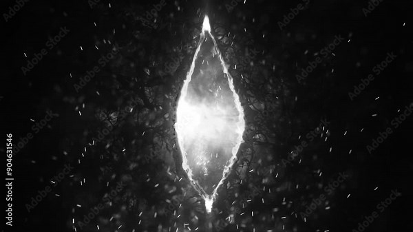 4K Portal Closing Animation video